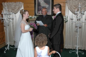 Romantic Winter Wedding in front of the Fireplace
